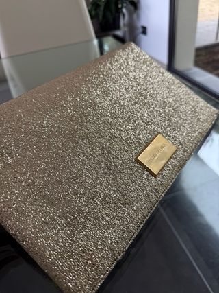 Bolso de fiesta dorado brillante