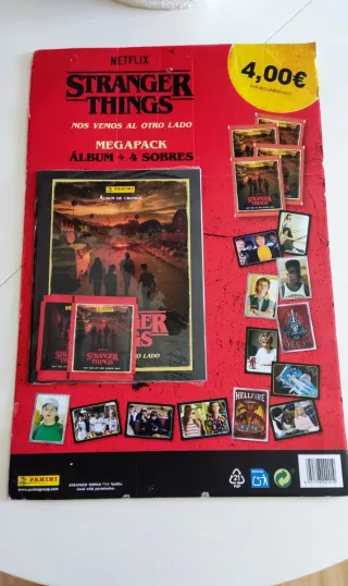 Megapack Álbum + 4 Sobres Stranger Things