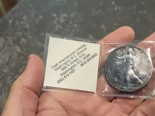 Moneda Plata 1 Dólar USA