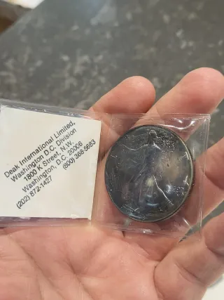 Moneda Plata 1 Dólar USA