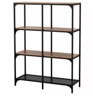 Scaffalatura in Metallo e Legno IKEA