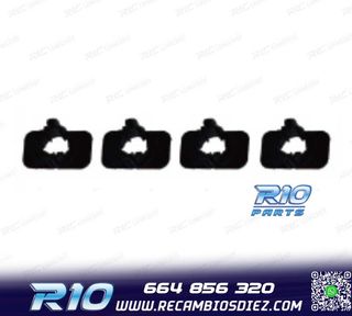 KIT 4 SOPORTES PDC MERCEDES CLASE C W204 12- PARAGOLPES TR