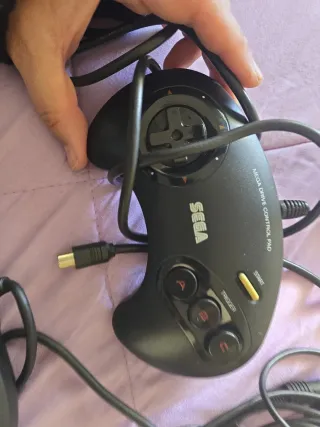 Lote Sega Mega Drive Controladores y Cartucho