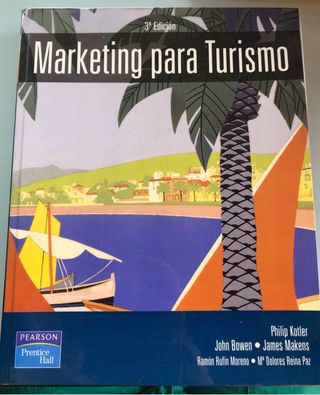 Libro Marketing para turismo.Nuevo a estrenar
