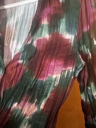 Blusa Mango Estampada Talla XS