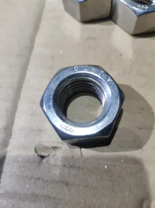 Tuercas M27 Inox DIN 934