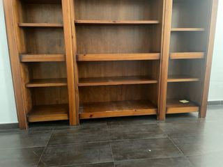 Estantería de madera 3 módulos