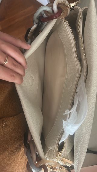 Bolso Casademunt Beige Multicolor Cadena