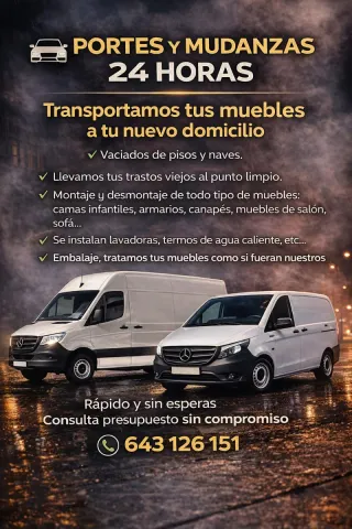 Se hacen puertos y mudanzas