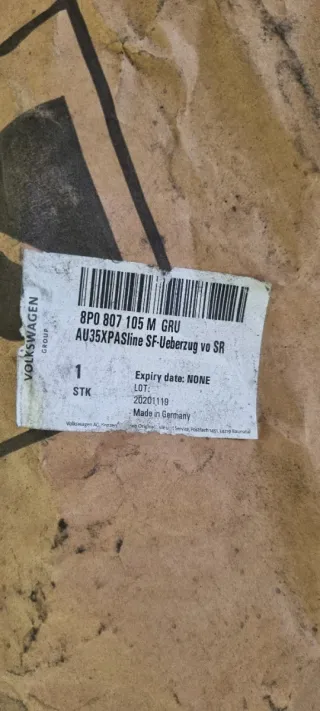 Paragolpes y parrilla Audi A3 8P SLINE ORIGINAL.