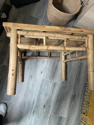 Mesa Terraza Bambú Sklum