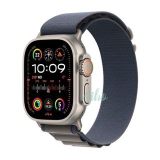 Apple Watch Ultra 2 49mm Plata Correa Alpine Loop Azul