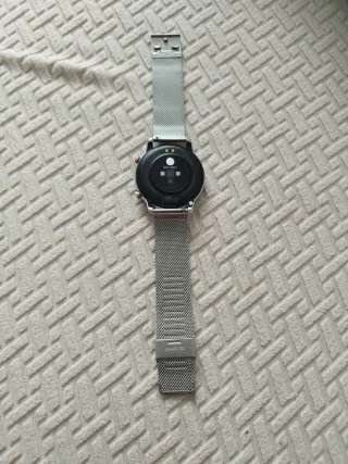 Reloj Inteligente Lotus Plata y Negro