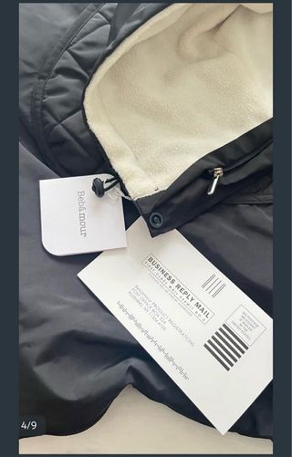 Funda Saco Portabebés Bebear Invierno Negro