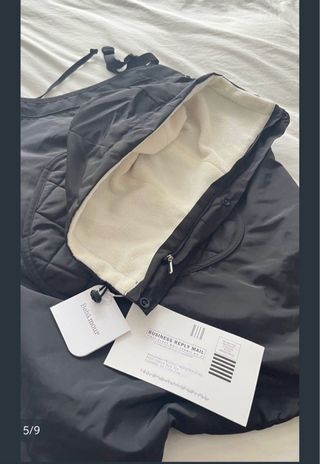 Funda Saco Portabebés Bebear Invierno Negro