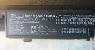 Batería HP Portátil Recargable