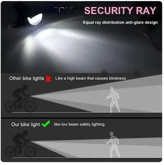 Pack 2 Luces Bici LED (Delantera + Trasera)