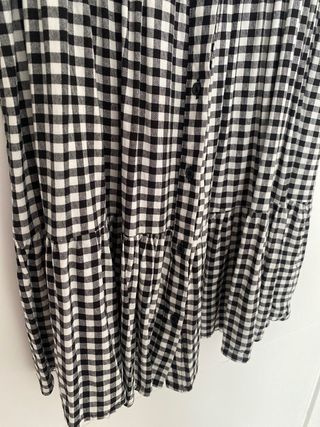 Vestido cuadros Stradivarius