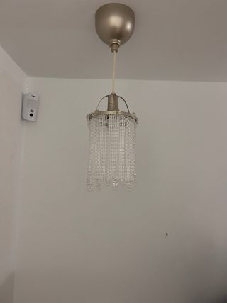 2 Lámparas Techo Cristal