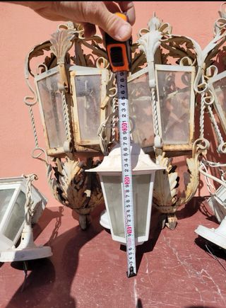 Set di 3 Applique Faretti Vintage per Esterno