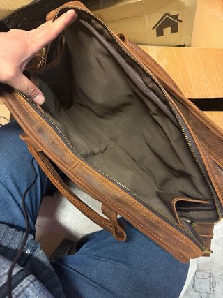 Maletín Ejecutivo Cuero Vintage Nuevo
