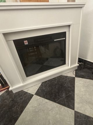 Chimenea eléctrica portátil