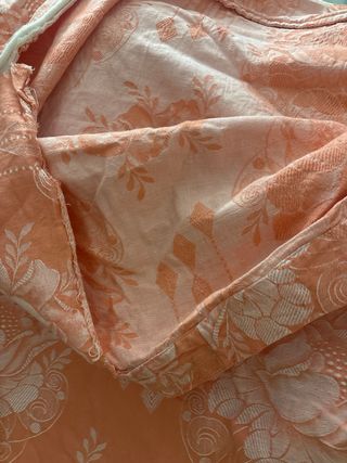 Funda de colchón antigua coral