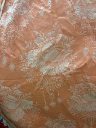 Funda de colchón antigua coral