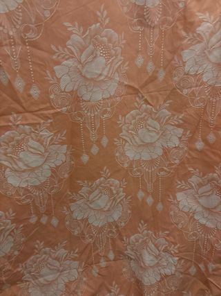 Funda de colchón antigua coral