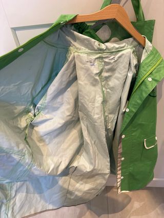 Chubasquero infantil verde dragón