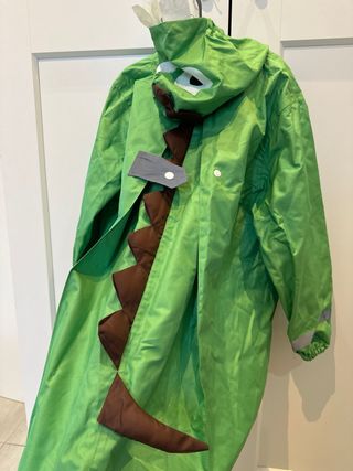 Chubasquero infantil verde dragón