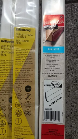 Lote 5 burletes Källstrong y 1 brinox
