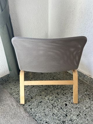 Sillón Ikea Nolmyra Gris/Madera