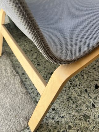 Sillón Ikea Nolmyra Gris/Madera