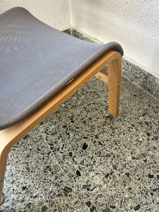 Sillón Ikea Nolmyra Gris/Madera