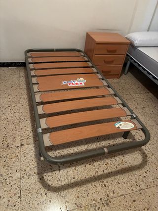 Somier metálico y de madera