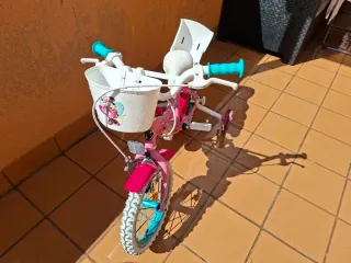 Bicicleta infantil Minnie Mouse rosa
