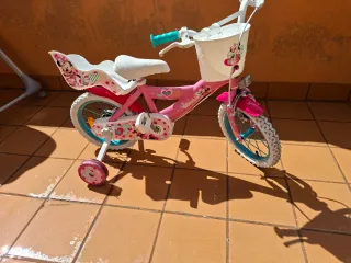 Bicicleta infantil Minnie Mouse rosa