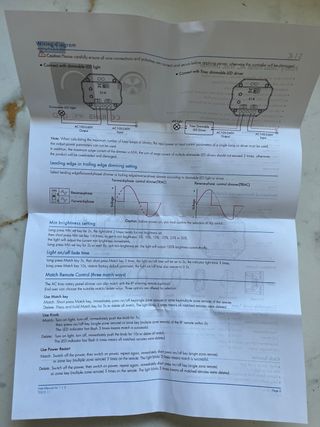 3 Interruptores Regulador Luz