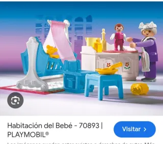 Playmobil Niñera con Bebé y Accesorios