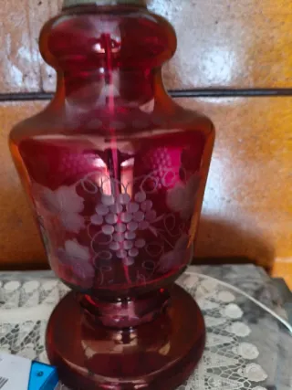 Candeeiro de mesa em vidro