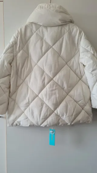 Piumino Dorabella donna bianco in ecopiuma veste