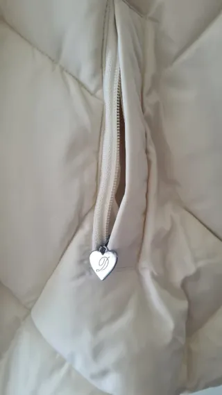 Piumino Dorabella donna bianco in ecopiuma veste