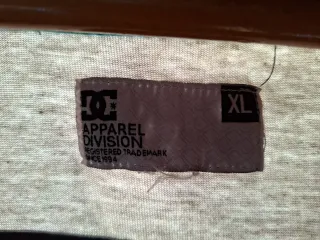 Sudadera DC Shoes cremallera rayas XL