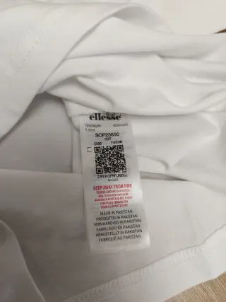 Camiseta Ellesse Blanca Nueva