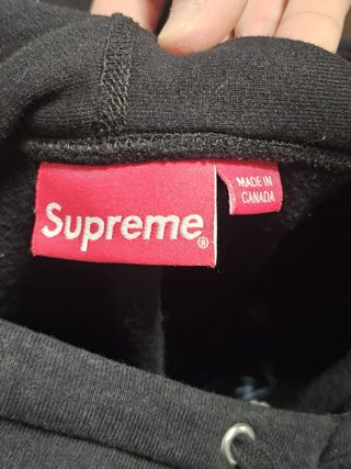 Sudadera Supreme Snow Arch Logo Negra