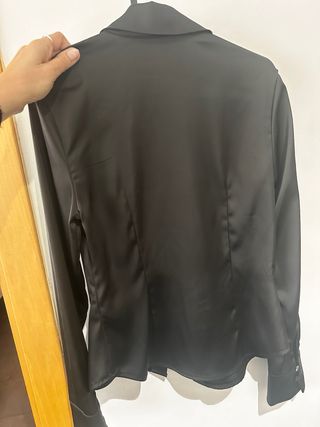 Blusa Stradivarius Negra Talla XS