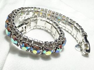 Pulsera de plata con piedras multicolor