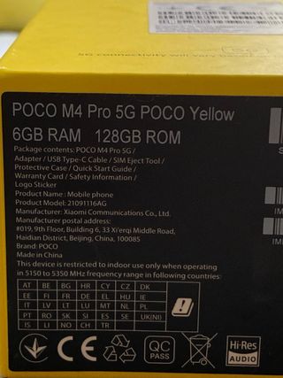 POCO M4 Pro 5G Amarillo