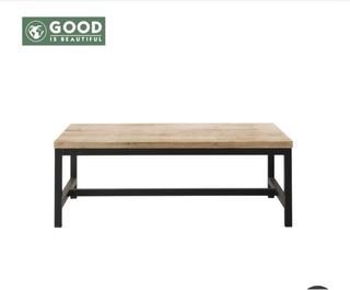 Mesa de centro Maisons du Monde madera y metal